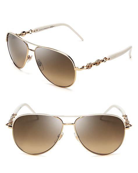 gucci aviators chain aviation|Women's Gucci Aviator Sunglasses .